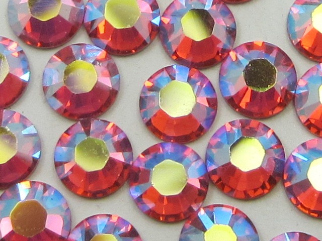 1 Gross 9ss PADPARADSCHA AB FLATBACK European Rhinestones